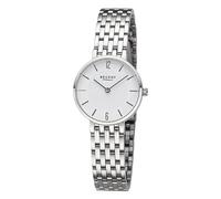REGENT Damenuhr Edelstahl mit feinem Gliederarmband Analog 5 ATM F-1485