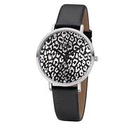 REGENT Damenuhr mit Kunstlederband Quarz 36 MM Durchmesser Strass BA-656