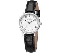 Regent 12111357 Damenuhr mit Lederband Schwarz