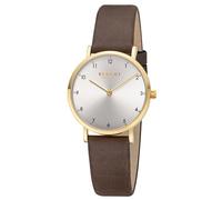REGENT Damenuhr Quarz Braun/Goldfarben F-1640