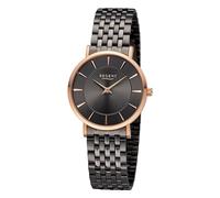 REGENT Damenuhr Stahl IPR Roségold -vergoldet 3 Bar 32mm Druckfaltschließe F-1492