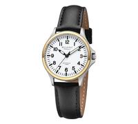 REGENT Damenuhr Unisex Titan mit Lederarmband Analog 10 ATM Saphirglas 3287.91.19