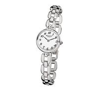 REGENT Edelstahl Damen Uhr F-802 Quarzuhr Armband Silber D1URF802 Quarzuhr Frau