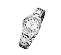 Regent Edelstahl Damen Uhr FR-193 Funkuhr Armband silber URFR193