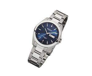 Regent Edelstahl Herren Uhr F-526 Quarzuhr Armband silber URF526