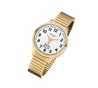 Regent Edelstahl Herren Uhr FR-209 Funkuhr Armband gold URFR209
