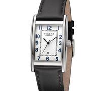 REGENT Herren Armbanduhr Analog Lederarmband schwarz URF1518 Analoguhr
