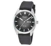 REGENT F-1590 Herren-Armbanduhr Gut Ablesbar Edelstahl/Schwarz Filius 11110960