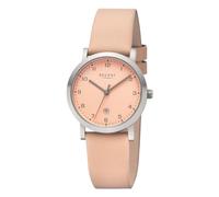 REGENT Flache Damenuhr Titan 30 mm 5 ATM Quarz Analog Apricot 3268.90.10