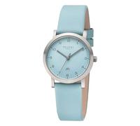 REGENT Flache Damenuhr Titan 30 mm 5 ATM Quarz Analog Pastellblau 3268.90.14