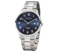 Regent Herren Analog Quarz Uhr mit Edelstahl Armband 11150665