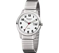 Regent Uhren F-897 Armbanduhr mit Zugband Edelstahl Ø 37 mm