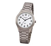 Regent Herren Armbanduhr aus Titan in der Farbe Grau-Weiß 37mm, Wasserdichtigkeit: 5Bar, 11090287