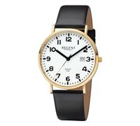 Regent Herrenarmbanduhr BA-797 Leder schwarz