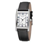 REGENT Herren Armbanduhr Analog Lederarmband schwarz URF1518 Analoguhr