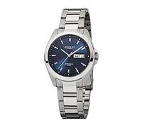 REGENT Herren Quarzuhr blau / schwarz / silber, Größe One Size, 4492462 Blau / Schwarz / Silber One Size