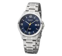 Regent Herrenuhr 11150748 Analog-Quarz mit Edelstahlarmband