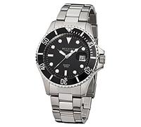 Regent Herren-Armbanduhr Elegant Analog Stahl-Armband silber Quarz-Uhr URF371