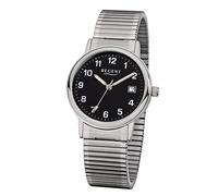 Regent Herren Armbanduhr F-704 Edelstahl Zugband