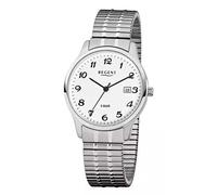 Regent Herren Armbanduhr F-875 Edelstahl Zugband
