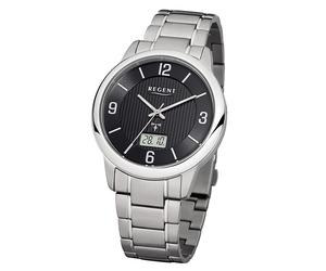 Regent Herren Armbanduhr FR-172 Funk Edelstahl