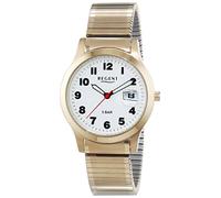 Regent Armbanduhr F-1017 Herren Gold Analog-Quarzuhr URF1017