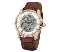 REGENT Herren Automatikuhr GM-1433 Saphirglas, made in Germany, Skelettiert