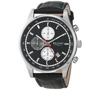 Regent Herren Chronograph Quarz Uhr mit Leder Armband 11110794