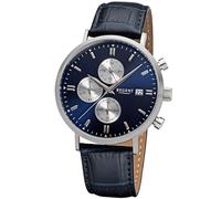 Regent Herren Chronograph Quarz Uhr mit Leder Armband 11190170