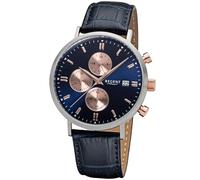 Regent Herren Chronograph Quarz Uhr mit Leder Armband 11190173