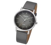 Regent Herren Solaruhr Analog Lederarmband grau URF1547