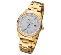 Regent Herren Solaruhr Analog Metallarmband gold URF1542