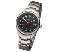 Regent Herren Solaruhr Analog Metallarmband grau URF1537