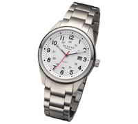 Regent Herren Solaruhr Analog Metallarmband grau URF1539