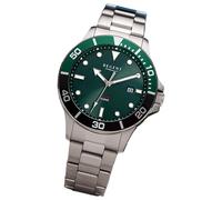Regent Herren Solaruhr Analog Metallarmband silber URF1544