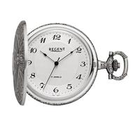 REGENT Herren Taschenuhr Analog Gehäuse grau URP725 Analoguhr