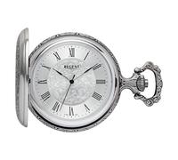 REGENT Herren Taschenuhr Savonnette Antik 49 MM Mechanischer Handaufzug Zahlen und Minuteneinteilungen in verschiedenen Varianten