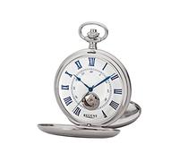 REGENT Herren Taschenuhr Savonnette Offene Unruh 53 MM Mechanischer Handaufzug Römische Zahlen in verschiedenen Varianten