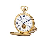 REGENT Herren Taschenuhr Savonnette Offene Unruh 53 MM Mechanischer Handaufzug Römische Zahlen in verschiedenen Varianten
