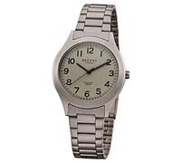 REGENT Herren Uhr F-1197 Metall Quarz Armbanduhr Metallarmband Silber URF1197 Analoguhr