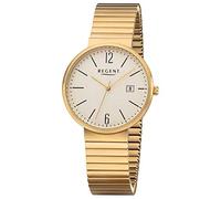REGENT Herren-Uhren Analog Quarz One Size Gold 32018691