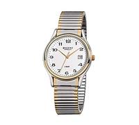 Regent Herrenarmbanduhr Edelstahl Zugband F472