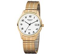 Regent Herrenarmbanduhr Edelstahl Zugband F876