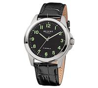 Regent Chronograph »URF818 Herren-Armbanduhr schwarz Analog«, (Analoguhr), Herren Armbanduhr rund, mittel (ca. 39mm), Metall, Elegant