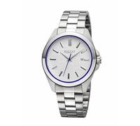 REGENT - Herrenarmbanduhr Regent BA-812 mit Edelstahlgehäuse und silbernen Zifferblatt