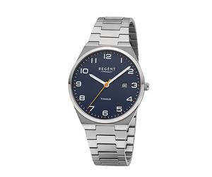 REGENT - Herrenarmbanduhr Regent F-1615 aus Titan und Datumsanzeige