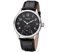 REGENT Herrenuhr Handaufzug mit Lederband Schwarz 11020049