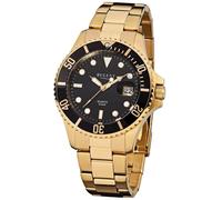 Regent Herrenuhr Quarz Goldfarben/Schwarz F-370