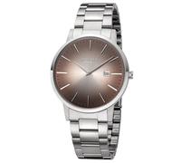 Regent 11150770 Herrenuhr Quarz Stahl/Braun