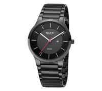 Regent 11150780 Herrenuhr Solar Schwarz